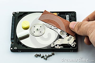Hard disk recovery concept