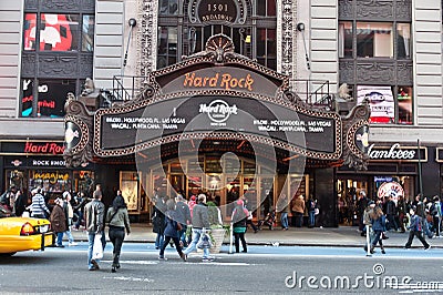 Hard Rock Cafe in Times Square