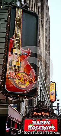 Hard Rock Cafe Times Square in Manhattan