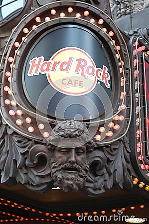 Hard Rock Cafe in Times Square in New York City