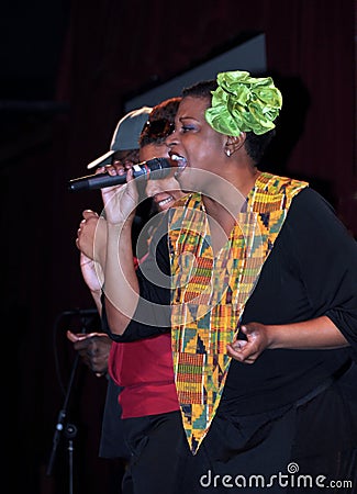 Harlem Gospel Choir performing at BB King s Club, New York.