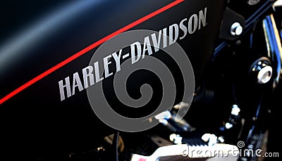 Harley Davidson Logo on a bike