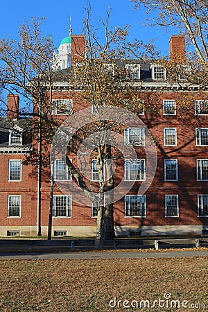 Harvard College Dorms in Fall