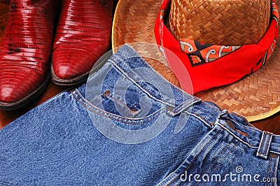 Hat Jeans & Boots