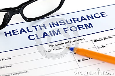 Health insurance claim form