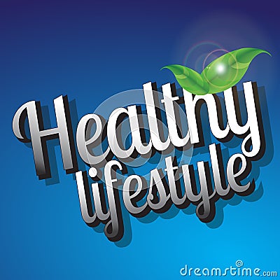 Healthy Lifestyle background design