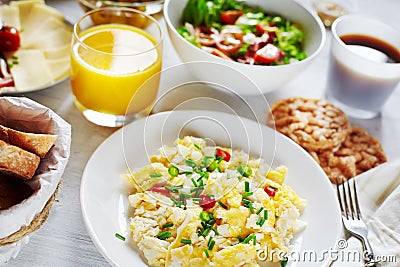 Healthy nutricious breakfast food