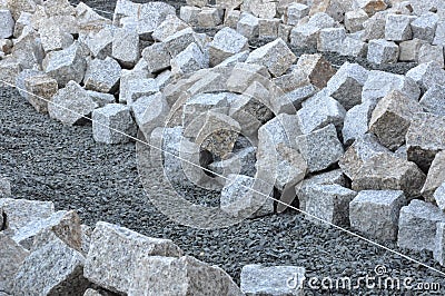 Heaps of cobblestones
