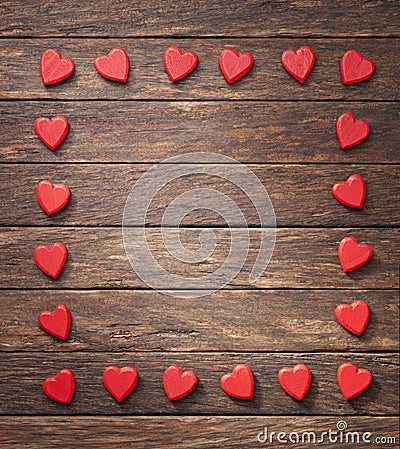 Heart Frame Background Valentine