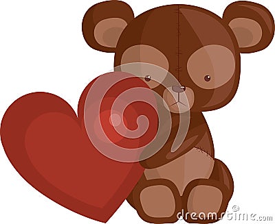 Heart and Teddy Bear