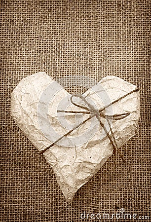 Heart in Wrapping Paper