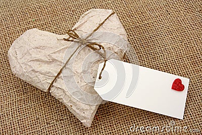 Heart in Wrapping Paper