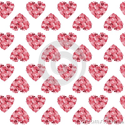 Hearts Vector Background