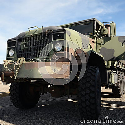 Heavy army truck