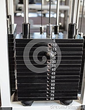 Heavy weights on the weight machine