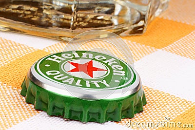 Heineken beer metal cap