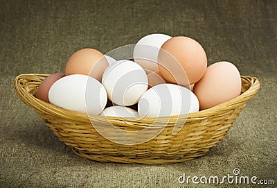 Hen s Eggs in a Basket