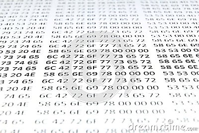 Hexadecimal code