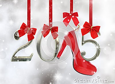 High heel shoe and 2015