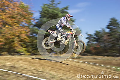 High jump on motorcycle