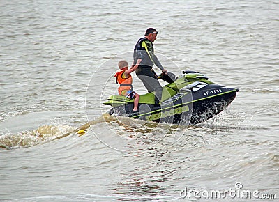 High powered jet ski family