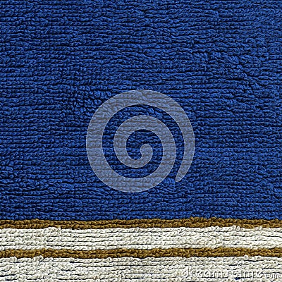 Towel Cloth Texture - Blue with Stripes