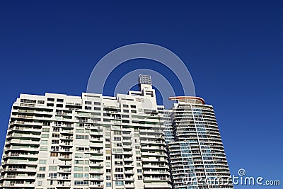 High Rise Building Detail Blu Sky