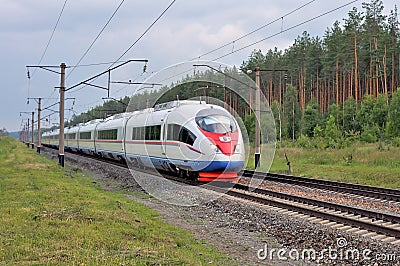 High-speed commuter train.