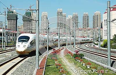 High speed train of China