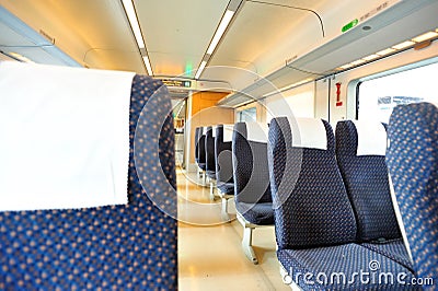 High speed train interior