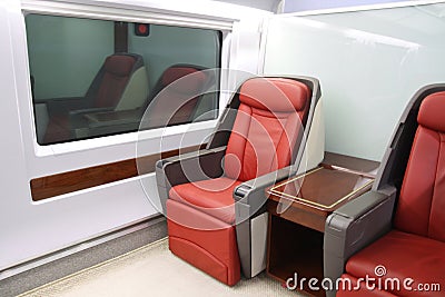 High-speed train seats