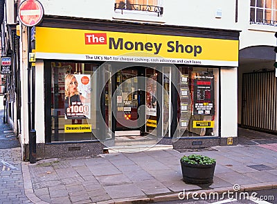 High Street Money Lending Shop