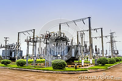 High voltage substation