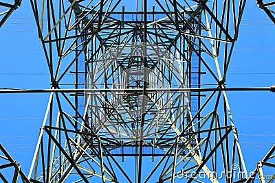 High voltage tower