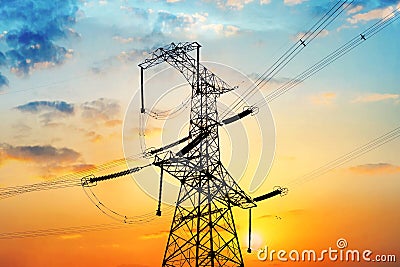 High voltage tower