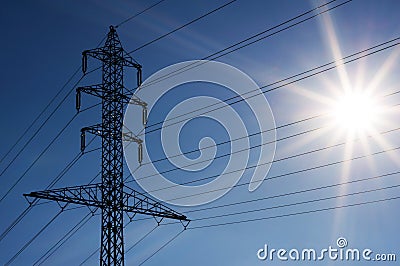 High voltage tower