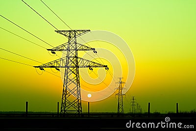 High voltage tower