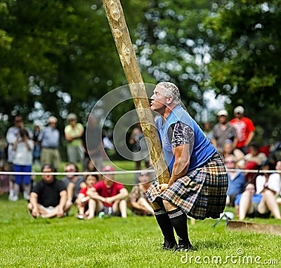 Highland Games Caber Heavy Man Toss