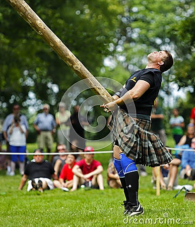 Highland Games Caber Toss