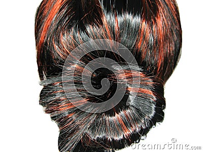 Highlight hair tuft texture background