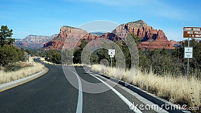 Highway 163 through Monument Valley, Arizona