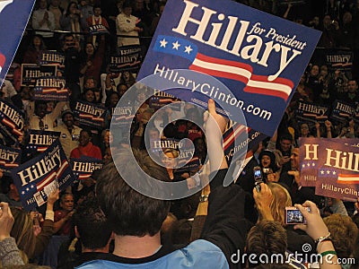 Hillary Clinton s presidential campaign rally at Bowie State University 2008