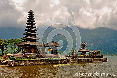 Hindu Temple on Lake