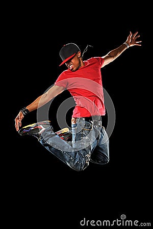 Hip Hop Man Jumping