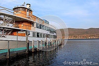 Historic Adirondack cruise boat,Lake George,NY