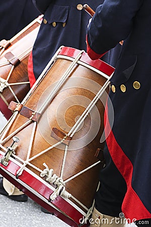 Historic Snare Drum in Parade