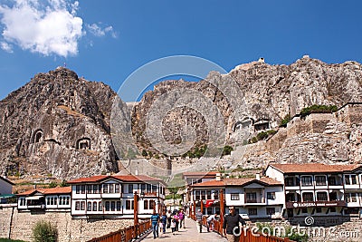 Historical Amasya Houses and stone tombs of the kings