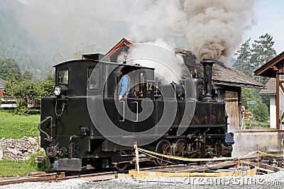 Historical steam engine train