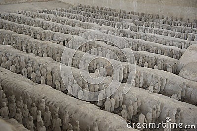 History China miniature terracotta army clay Shenz