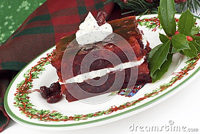 Stock Images: Holiday Cranberry Congealed Salad